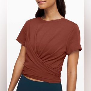 Lululemon Time To Restore Short Sleeve Rustic Clay